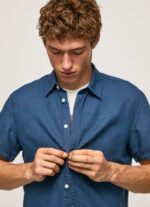 Men Jarman Pepe Jeans Parker Short Sleeved Shirt 60J401055 - Image 3