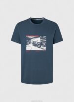 Men Jarman Pepe Jeans Photo Print T-Shirt 60J40954 - Image 5