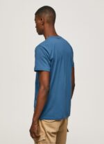 Men Jarman Pepe Jeans Printed Logo Cotton T-Shirt 60J40934 - Image 4