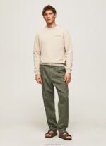 Men Malt Pepe Jeans Acid Washed Cotton Jumper 60J40886 - Image 2