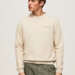 Men Malt Pepe Jeans Acid Washed Cotton Jumper 60J40886