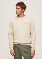 Men Malt Pepe Jeans Acid Washed Cotton Jumper 60J40886