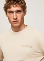 Men Malt Pepe Jeans Acid Washed Cotton Jumper 60J40886 - Image 3
