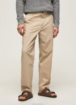Men Malt Pepe Jeans Harrow Regular Chino Trousers 60J401100 - Image 2