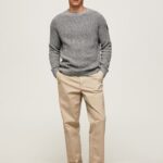 Men Malt Pepe Jeans Harrow Regular Chino Trousers 60J401100