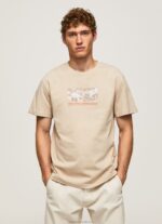 Men Malt Pepe Jeans Photo Print T-Shirt 60J40989