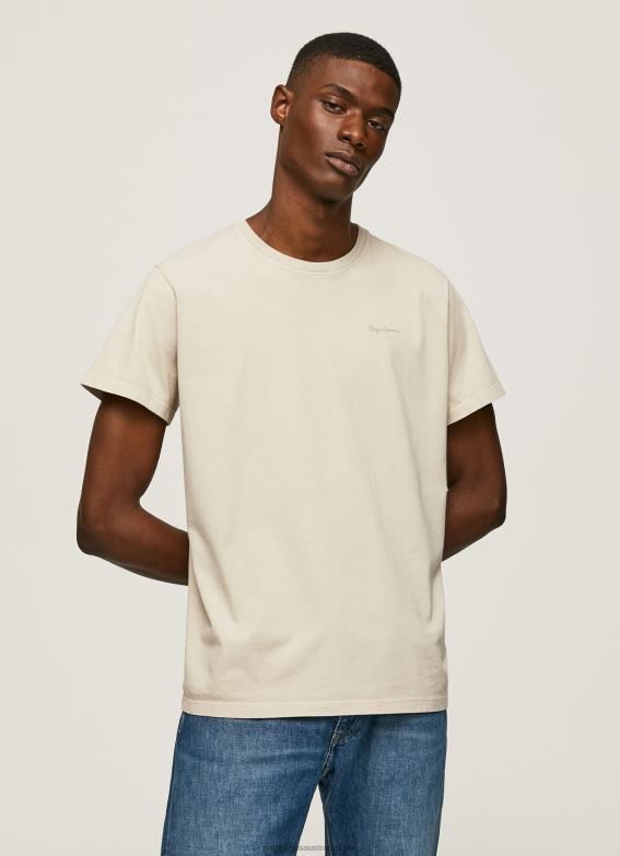men_malt_pepe_jeans_printed_logo_cotton_t_shirt_60j40939.jpg Men Malt Pepe Jeans Printed Logo Cotton T-Shirt 60J40939 - Image 1
