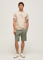 Men Malt Pepe Jeans Worn-Effect Logo T-Shirt 60J40962 - Image 2