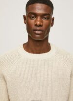 Men Multi Pepe Jeans Braided Thread Knit Jersey 60J40859 - Image 3