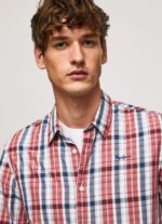 Men Multi Pepe Jeans Loick Checkered Poplin Shirt 60J401067 - Image 3