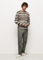 Men Multi Pepe Jeans Striped Round Collar Jersey 60J40857 - Image 2