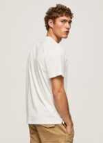 Men Off White Pepe Jeans Photo Print T-Shirt 60J40988 - Image 4