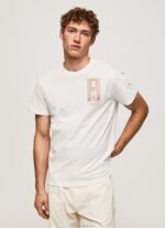 Men Off White Pepe Jeans Photo Print T-Shirt 60J40990 - Image 2
