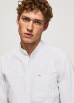 Men Ozzy Pepe Jeans Leyton Regular Fit Oxford Shirt 60J401041
