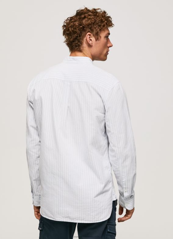 Men Ozzy Pepe Jeans Leyton Regular Fit Oxford Shirt 60J401041 - Image 4