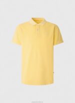 Men Shine Pepe Jeans Embroidered Logo Pique Polo Shirt 60J401081 - Image 5