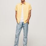 Men Shine Pepe Jeans Parker Short Sleeved Shirt 60J401057