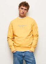 Men Shine Pepe Jeans Printed Logo Cotton Jumper 60J40888