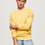 Men Shine Pepe Jeans Round Collar Cotton Jersey 60J40862