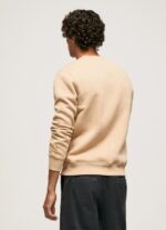 Men Stone Pepe Jeans 1973 Logo Cotton Jumper 60J40889 - Image 4