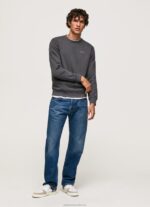 Men Washed Black Pepe Jeans Photo Print Jumper 60J40885 - Image 2