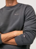 Men Washed Black Pepe Jeans Photo Print Jumper 60J40885 - Image 3
