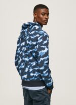 Men White Pepe Jeans Camouflage Printed Jumper 60J40879 - Image 4