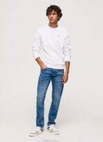 Men White Pepe Jeans Photo Print Jumper 60J40867 - Image 2