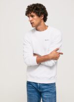 Men White Pepe Jeans Photo Print Jumper 60J40867 - Image 3