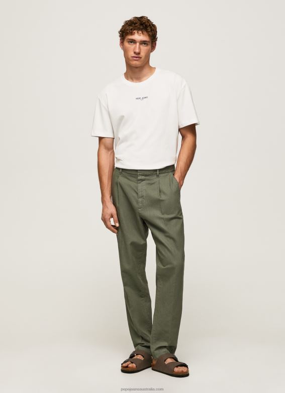 men_white_pepe_jeans_photo_print_t_shirt_60j40981.jpg Men White Pepe Jeans Photo Print T-Shirt 60J40981 - Image 1