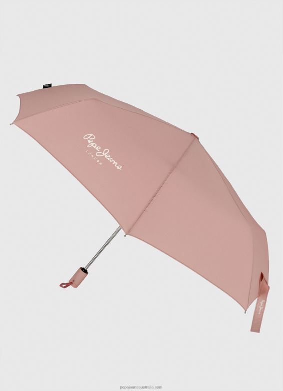 women_ash_rose_pepe_jeans_macy_folding_automatic_umbrella_60j40788.jpg Women Ash Rose Pepe Jeans Macy Folding Automatic Umbrella 60J40788 - Image 1