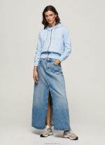 Women Bay Pepe Jeans Jumper With Hood And Zipper 60J40270 - Image 2