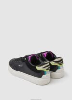 Women Black Pepe Jeans Adams Ari Basic Sneakers 60J40613 - Image 4