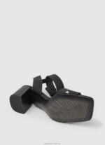 Women Black Pepe Jeans Altea Young Block Sandals 60J40641 - Image 5