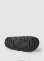Women Black Pepe Jeans Beach Slide Flip Flops 60J40696 - Image 5