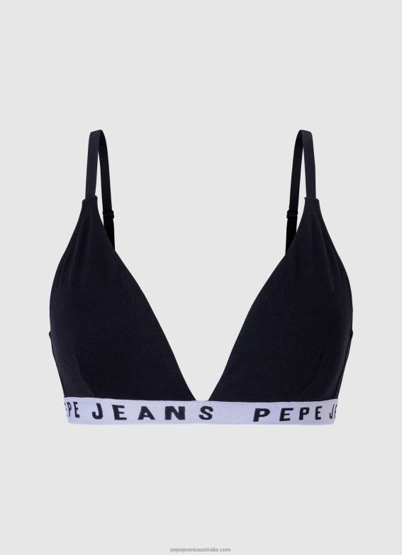 women_black_pepe_jeans_cotton_triangular_bra_60j40538.jpg Women Black Pepe Jeans Cotton Triangular Bra 60J40538 - Image 1
