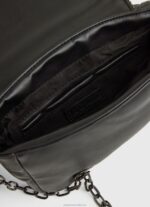 Women Black Pepe Jeans Crossbody Bag With Padded Detailing 60J40708 - Image 4