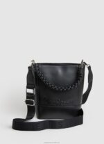 Women Black Pepe Jeans Double-Handled Bucket Bag 60J40732