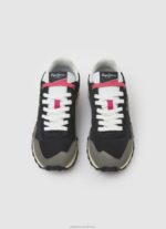 Women Black Pepe Jeans Natch Running Sneakers 60J40619 - Image 2