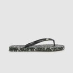 Women Black Pepe Jeans Rake Garden Night Beach Flip Flops 60J40701