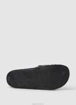 Women Black Pepe Jeans Slider Plain Beach Flip Flops 60J40690 - Image 5