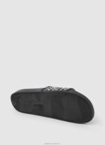 Women Black Pepe Jeans Slider Set Beach Flip Flops 60J40692 - Image 5