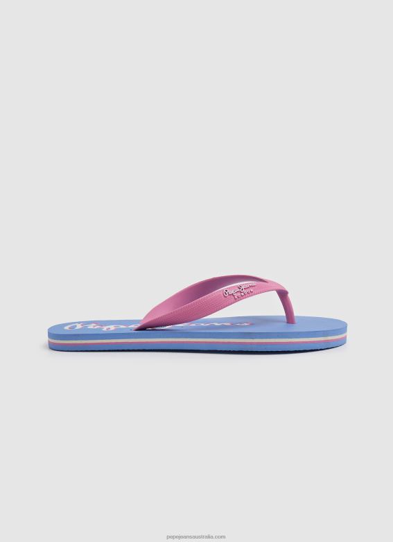 women_bright_pink_pepe_jeans_bay_beach_flip_flops_60j40707.jpg Women Bright Pink Pepe Jeans Bay Beach Flip Flops 60J40707 - Image 1