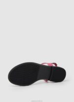 Women Bubble Gum Pepe Jeans Hayes Juice Flat Sandals 60J40666 - Image 5
