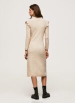 Women Buff Pepe Jeans Cable Knit Midi Dress 60J40206 - Image 4
