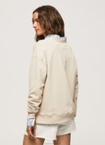 Women Buff Pepe Jeans Embroidered Cotton Jumper 60J40272 - Image 4