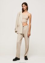 Women Buff Pepe Jeans Flowing Chino Pants 60J40295