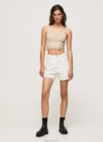 Women Buff Pepe Jeans Knit Straps Top 60J40242 - Image 2