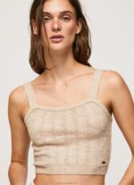 Women Buff Pepe Jeans Knit Straps Top 60J40242