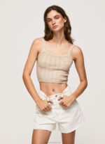 Women Buff Pepe Jeans Knit Straps Top 60J40242 - Image 3
